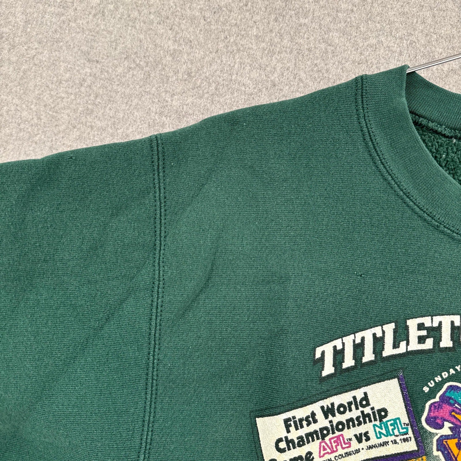 Vintage 1997 Green Bay Packers NFL Super Bowl Crewneck Sweatshirt