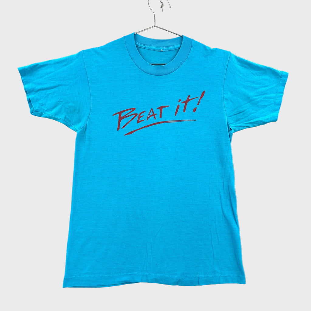 Vintage 80s Beat It Graphic Tee 