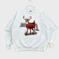 Vintage '88 Deer Nature Wildlife Crewneck Sweatshirt