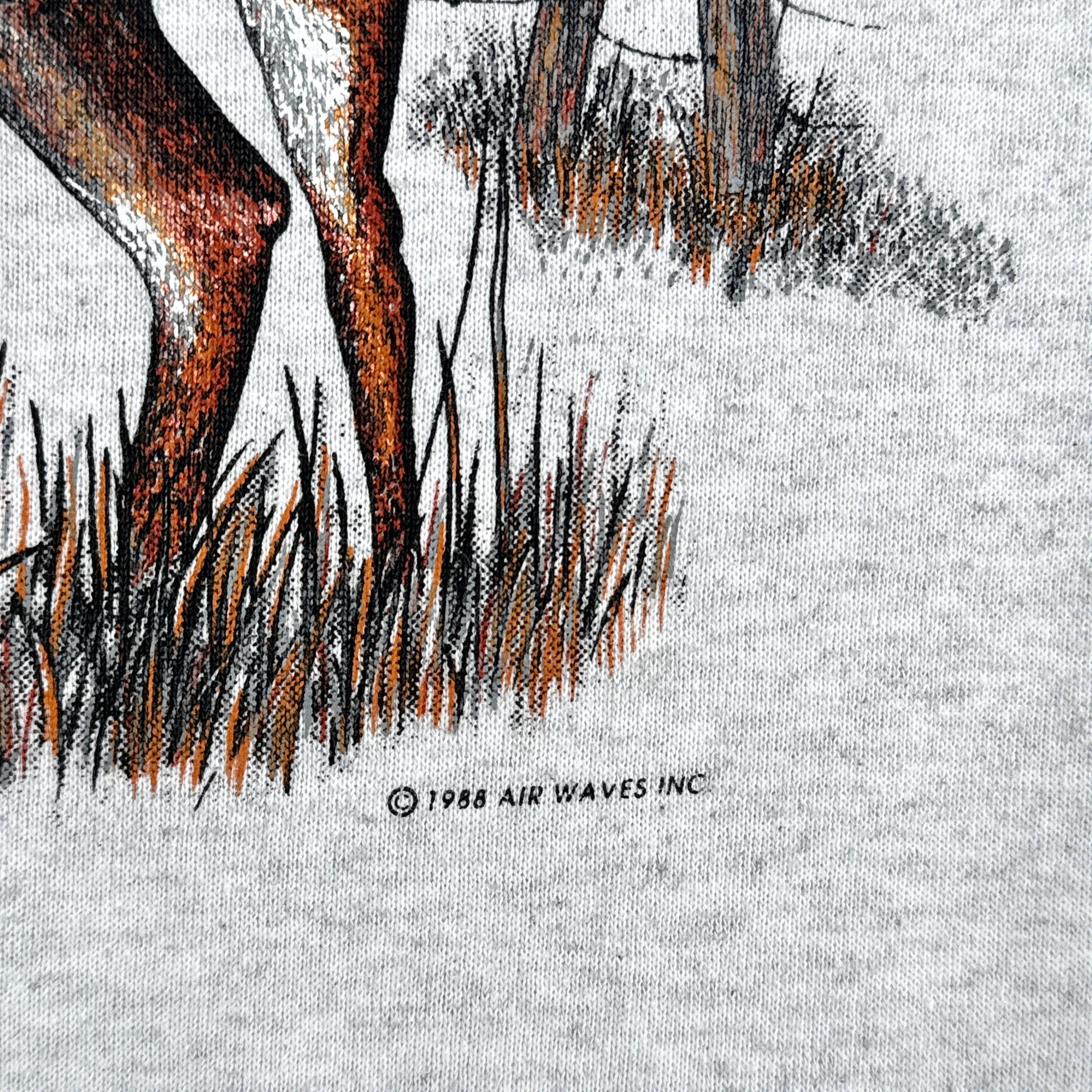Vintage '88 Deer Nature Wildlife Crewneck Sweatshirt