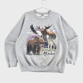 Vintage 90s Alaska Animal Wildlife Nature Crewneck Sweatshirt