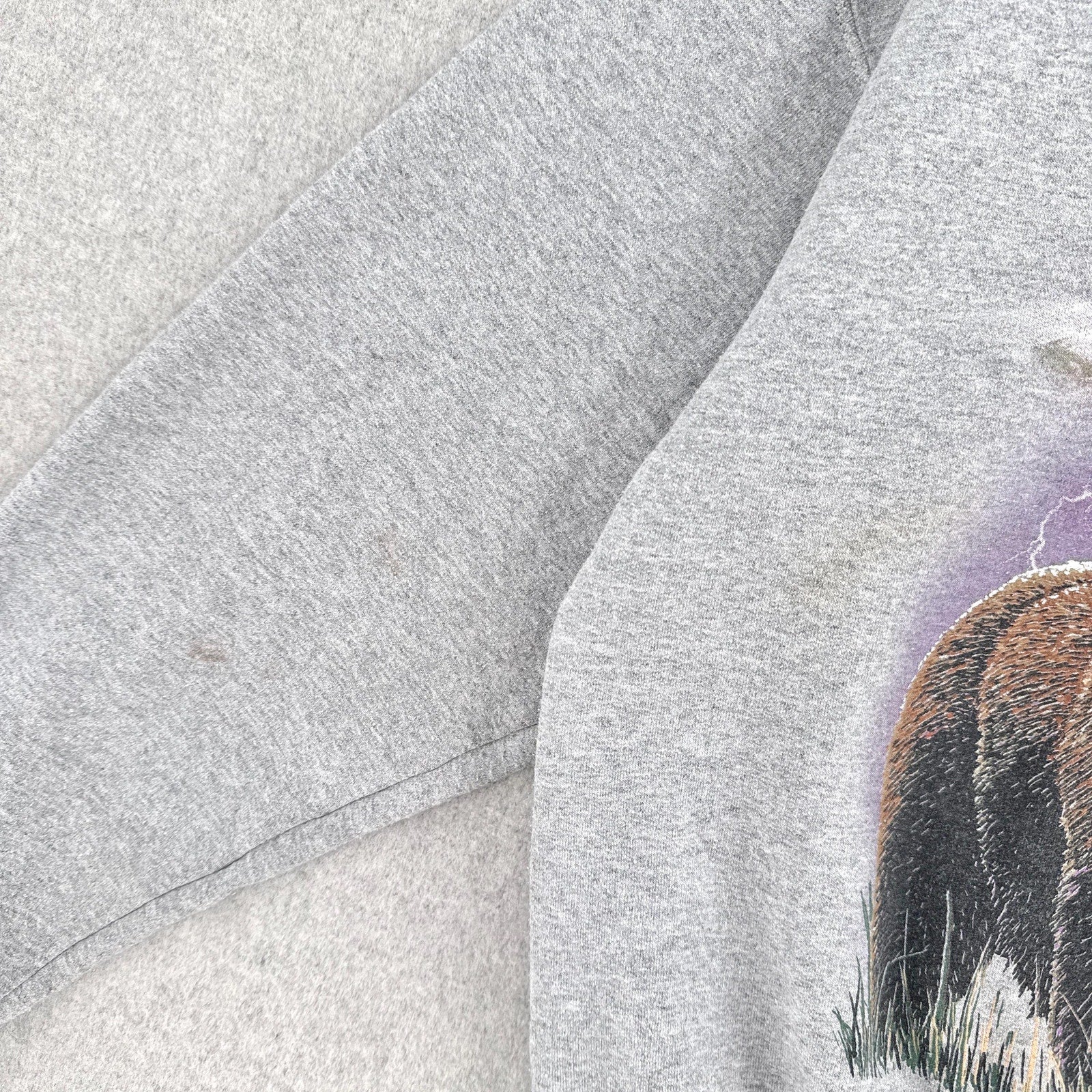 Vintage 90s Alaska Animal Wildlife Nature Crewneck Sweatshirt