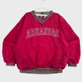 Vintage 90s Arkansas University Pullover Windbreaker Jacket