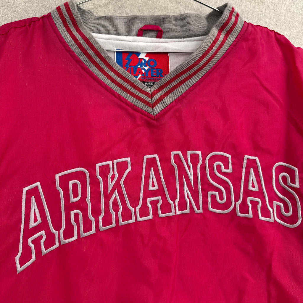 Vintage 90s Arkansas University Pullover Windbreaker Jacket