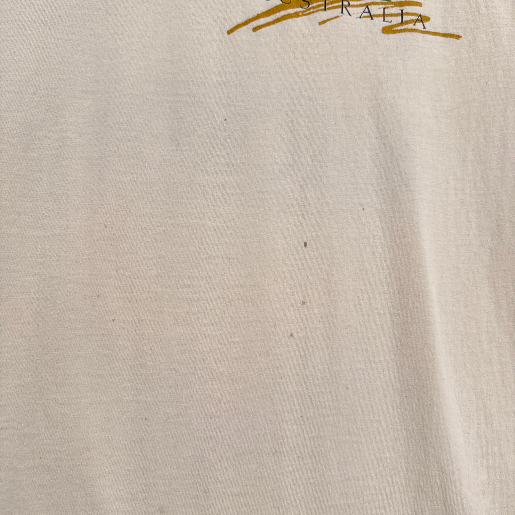 stain spots under the logo