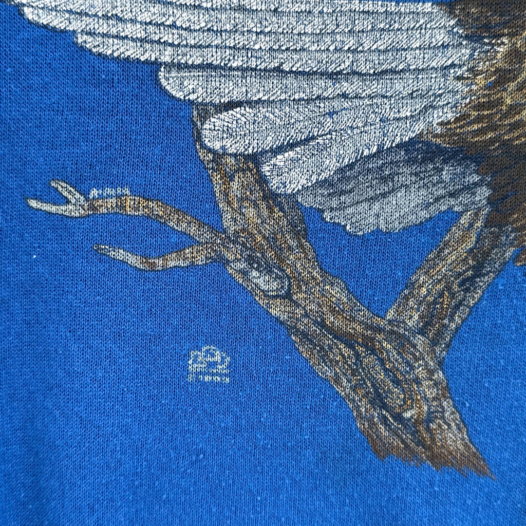 Vintage 90s Bald Eagle Bird Nature Wildlife Crewneck Sweatshirt