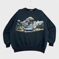 Vintage 90s Bald Eagle Bird Wildlife Nature Crewneck Sweatshirt