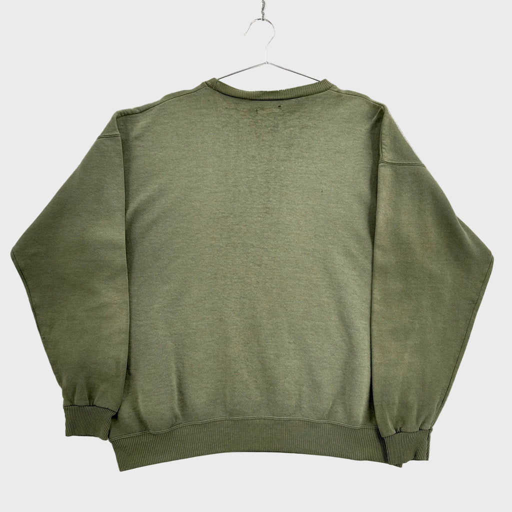 Vintage 90s Bald Eagle Embroidered Crewneck Sweatshirt