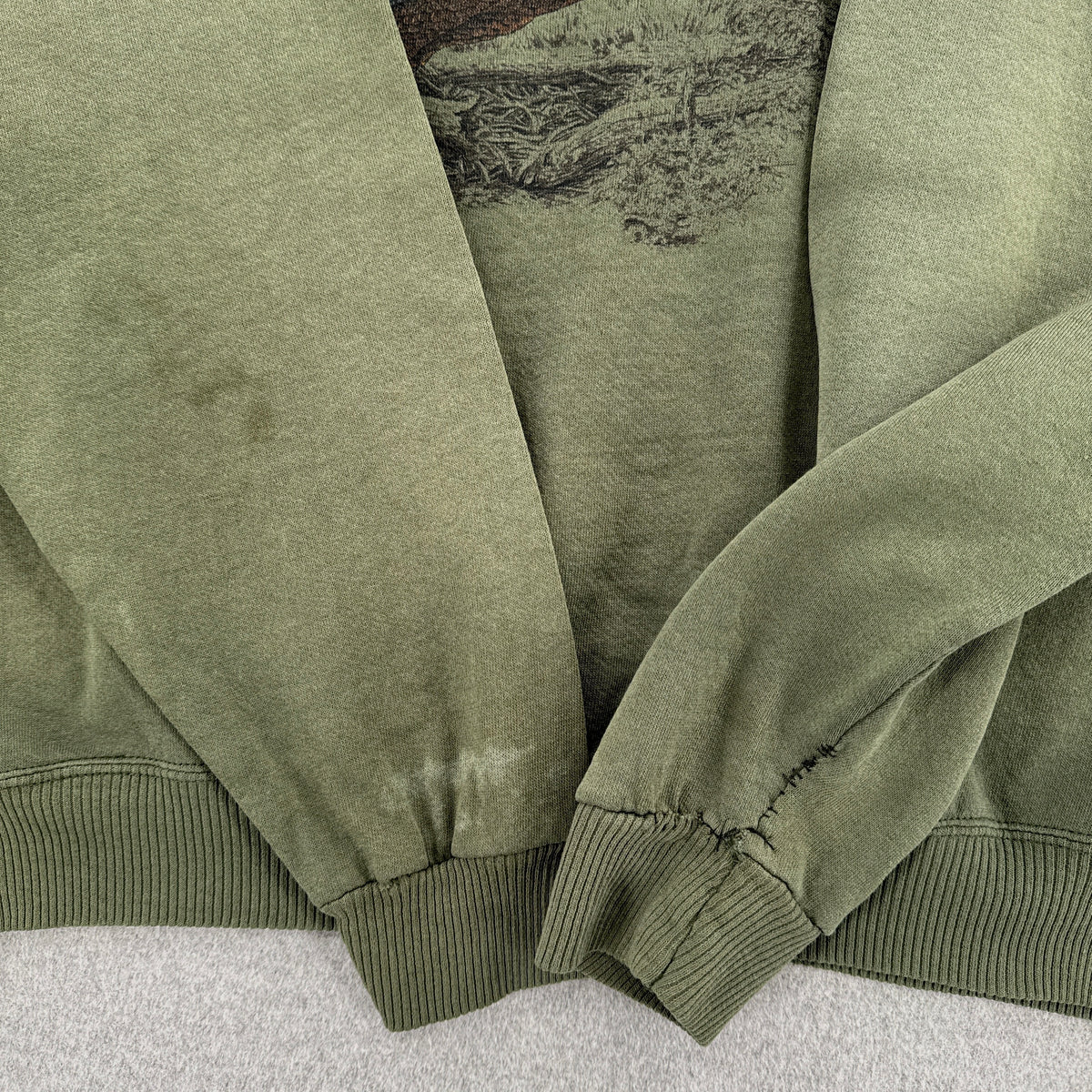 Vintage 90s Bald Eagle Embroidered Crewneck Sweatshirt