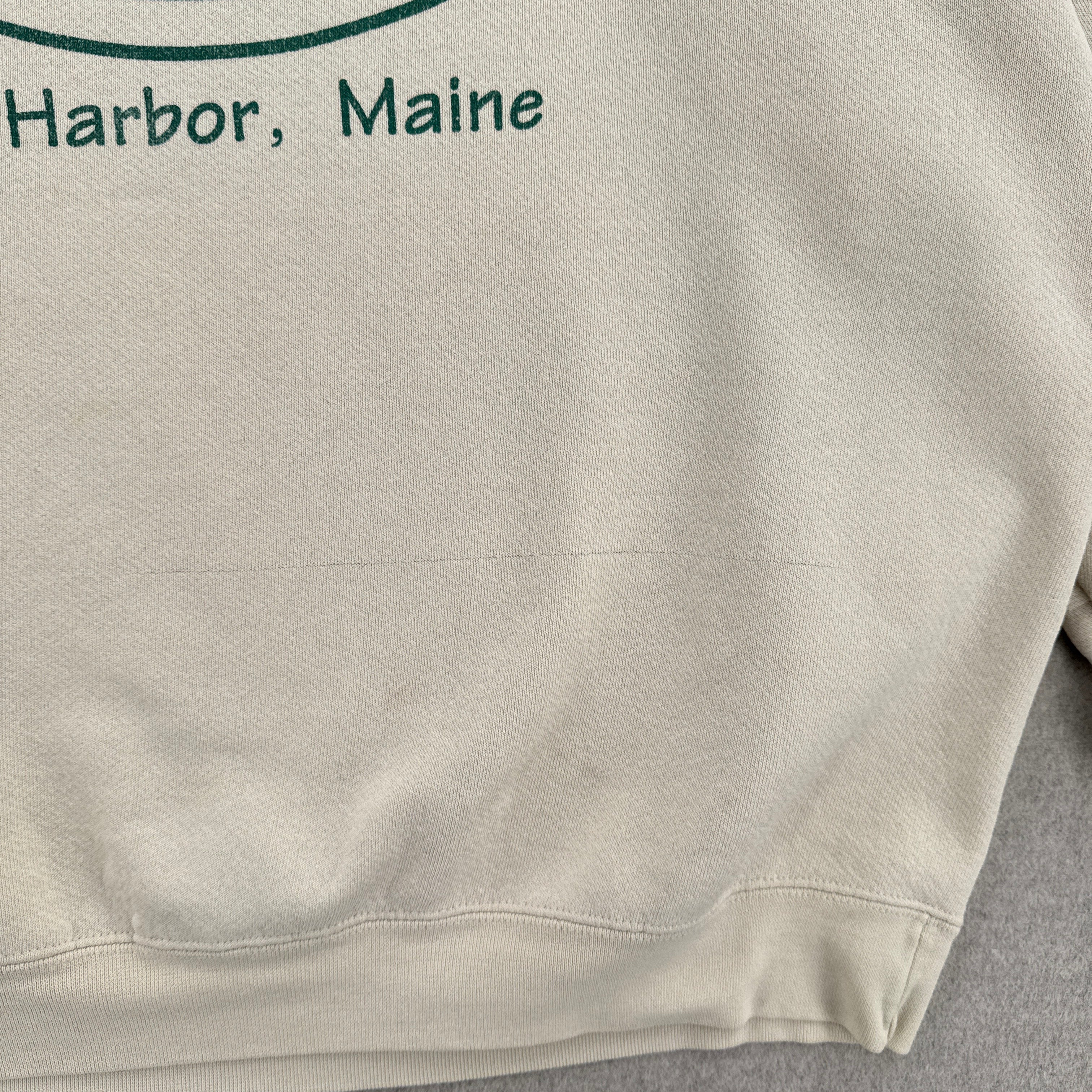 Vintage 90s Bar Harbor Maine Souvenir Crewneck Sweatshirt