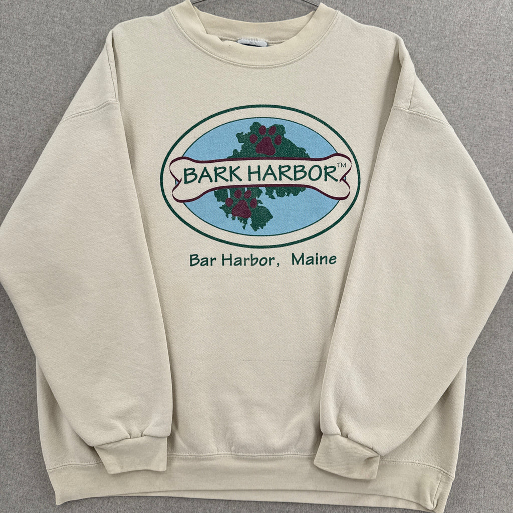 Vintage 90s Bar Harbor Maine Souvenir Crewneck Sweatshirt