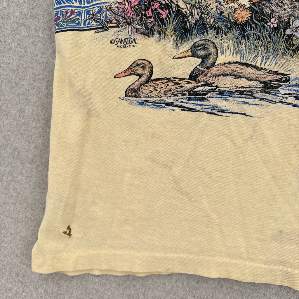 Vintage 90s Bears Nature Hot Springs Graphic Tee 