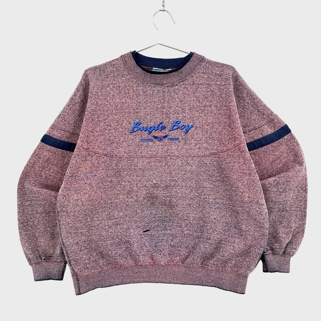 Vintage 90s Bugle Boys Embroidered Crewneck Sweatshirt - L