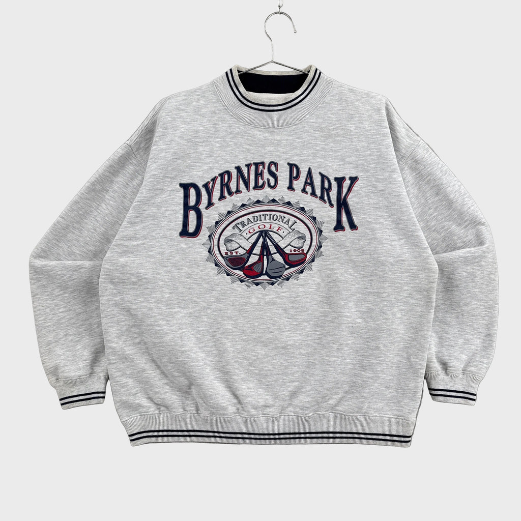 Vintage 90s Byrnes Park Golf Golfing Crewneck Sweatshirt