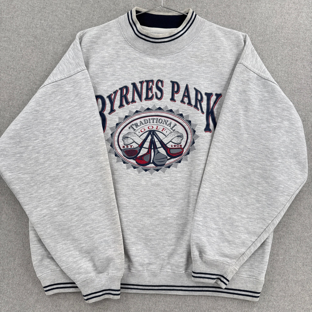 Vintage 90s Byrnes Park Golf Golfing Crewneck Sweatshirt