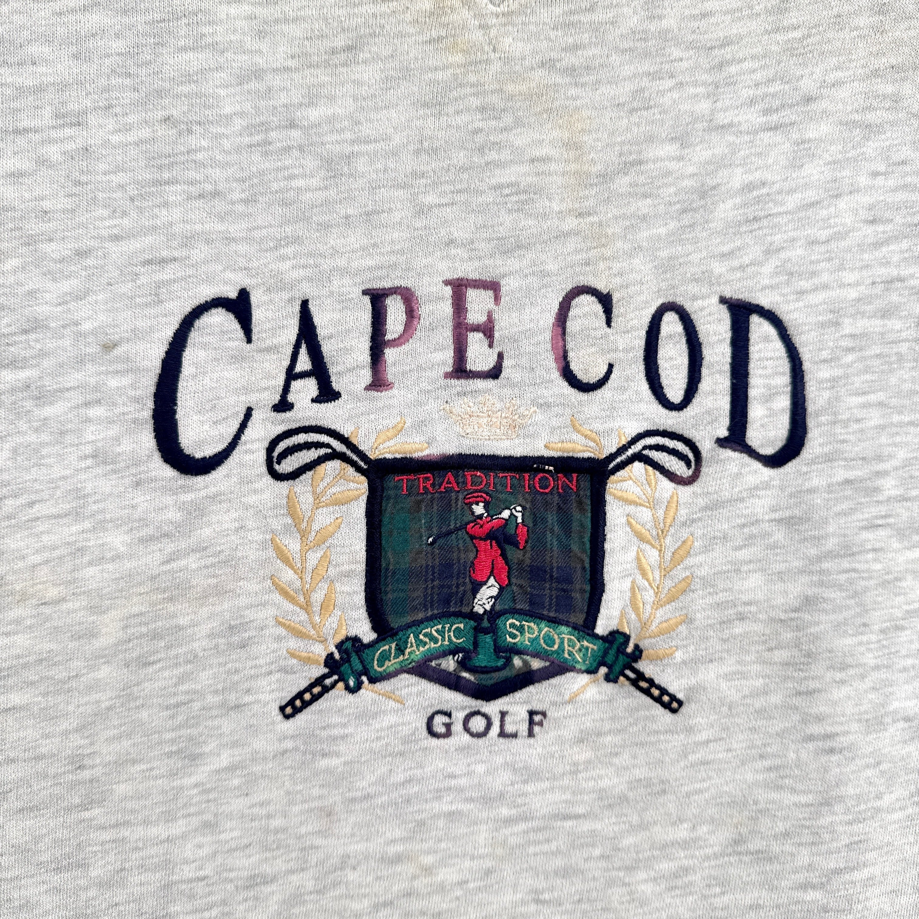 Vintage 90s Cape Cod Golfing Crewneck Sweatshirt