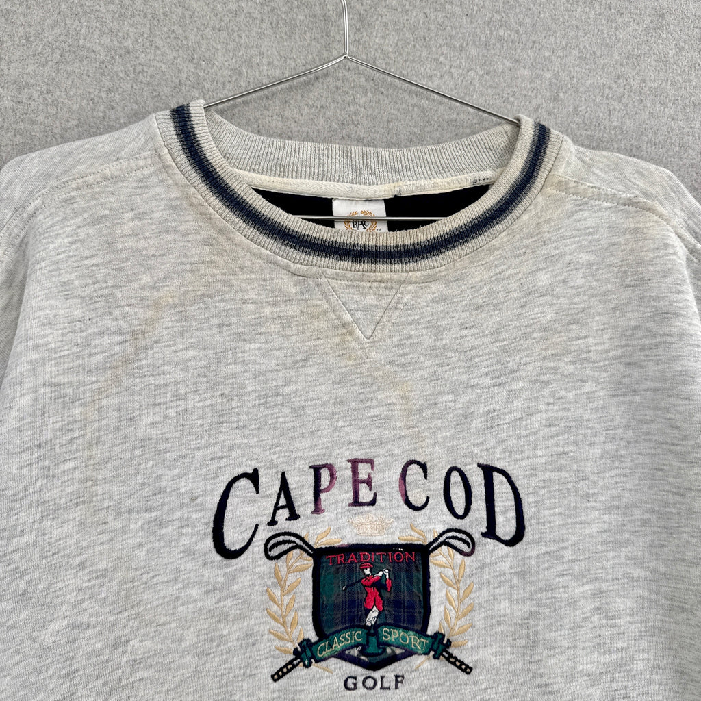 Vintage 90s Cape Cod Golfing Crewneck Sweatshirt