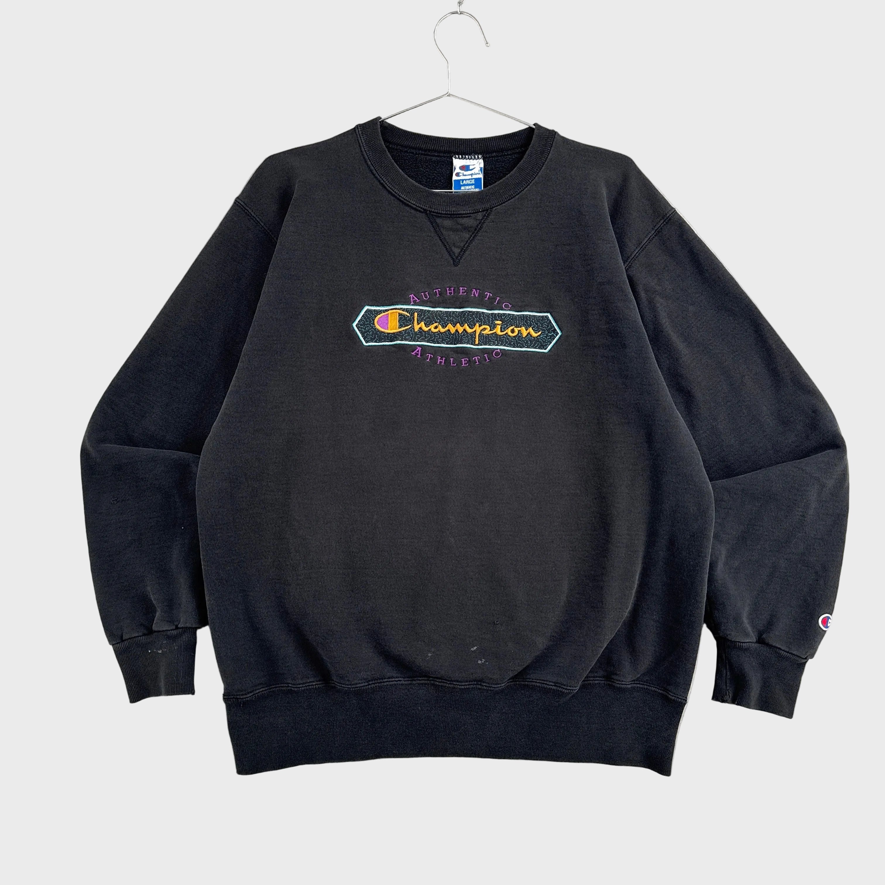 Vintage 90s Champion Embroidered Crewneck Sweatshirt