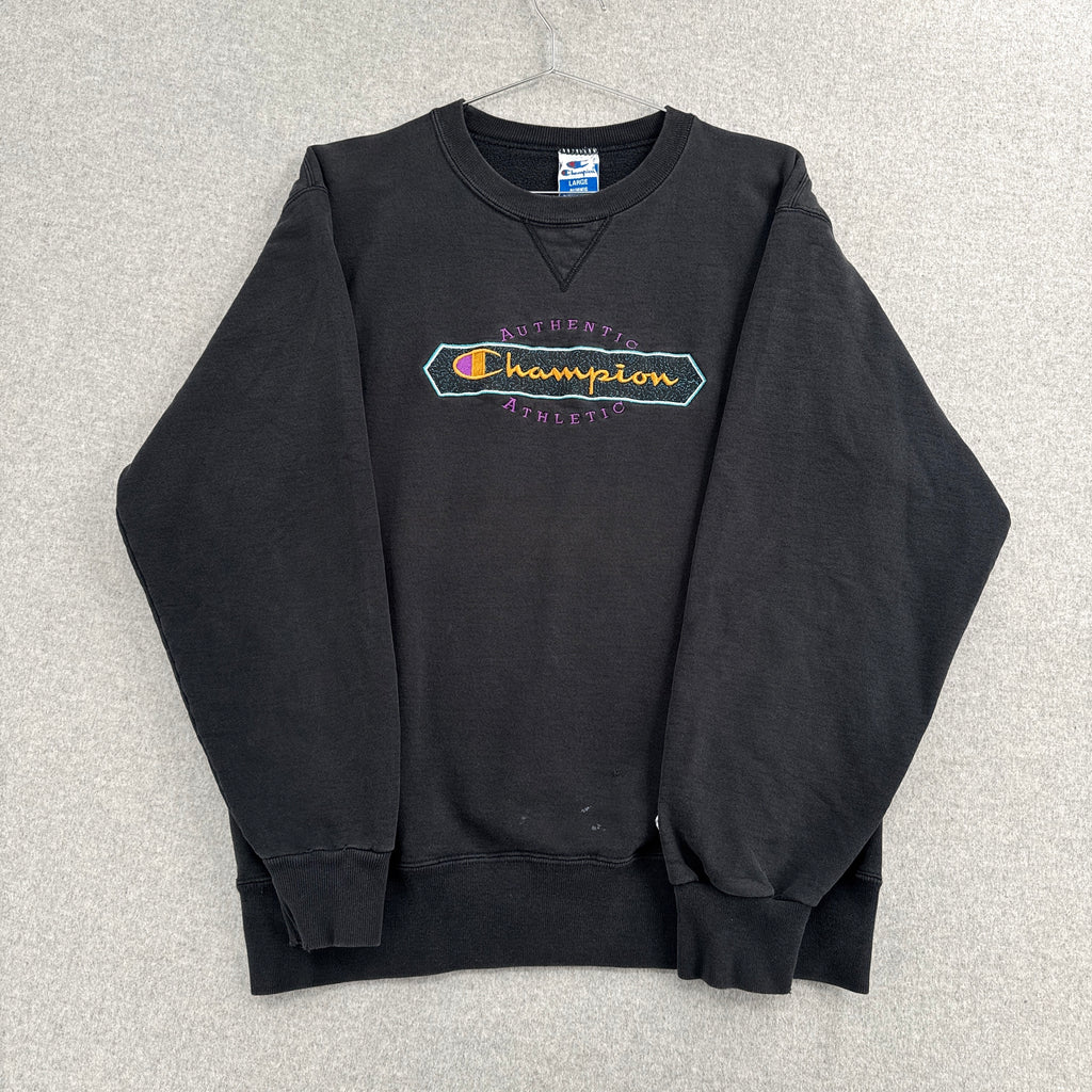 Vintage 90s Champion Embroidered Crewneck Sweatshirt