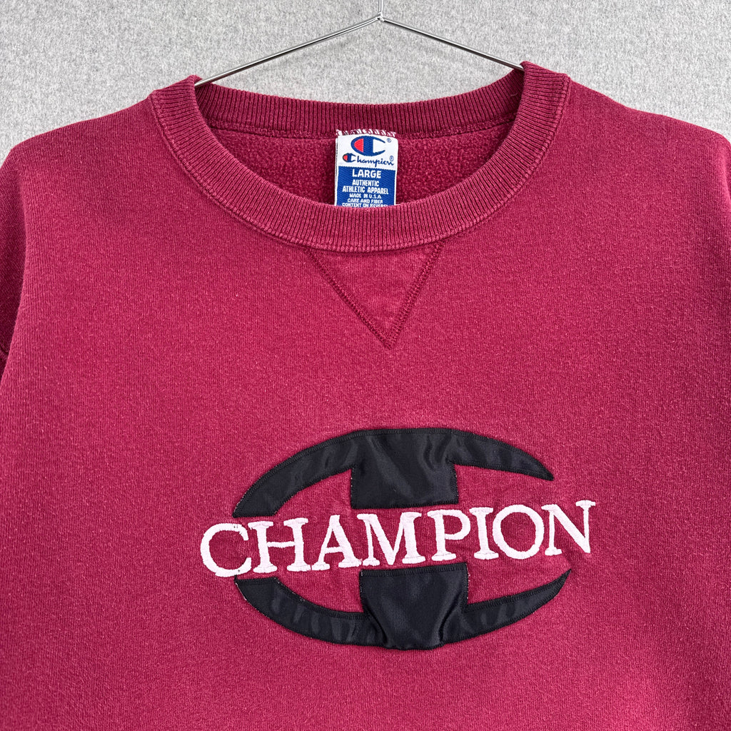 Vintage 90s Champion Embroidered Crewneck Sweatshirt