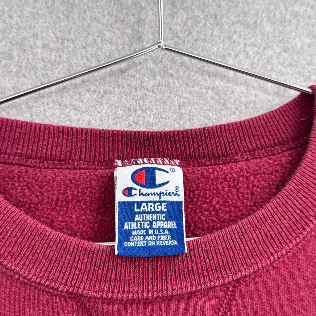 Vintage 90s Champion Embroidered Logo Crewneck Sweatshirt