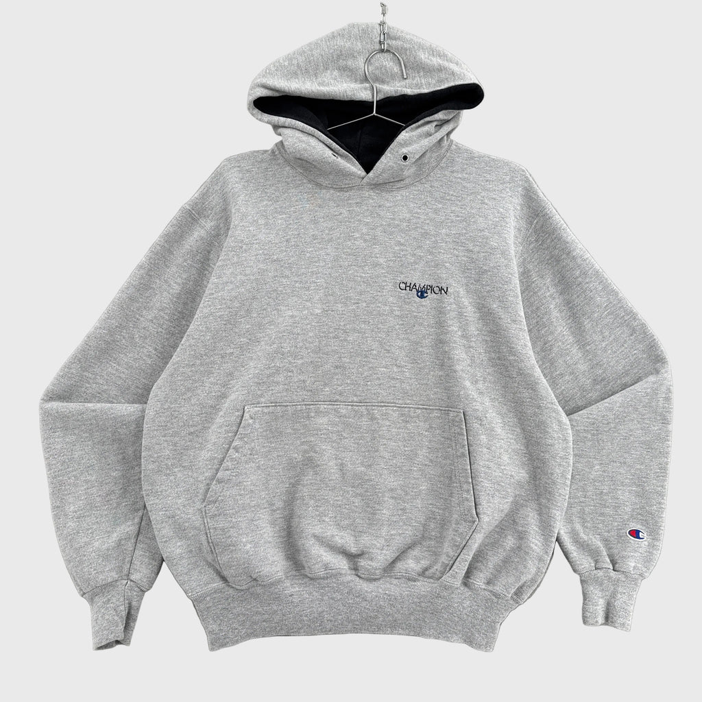 Vintage 90s Champion Logo Embroidered Hoodie Sweatshirt - L