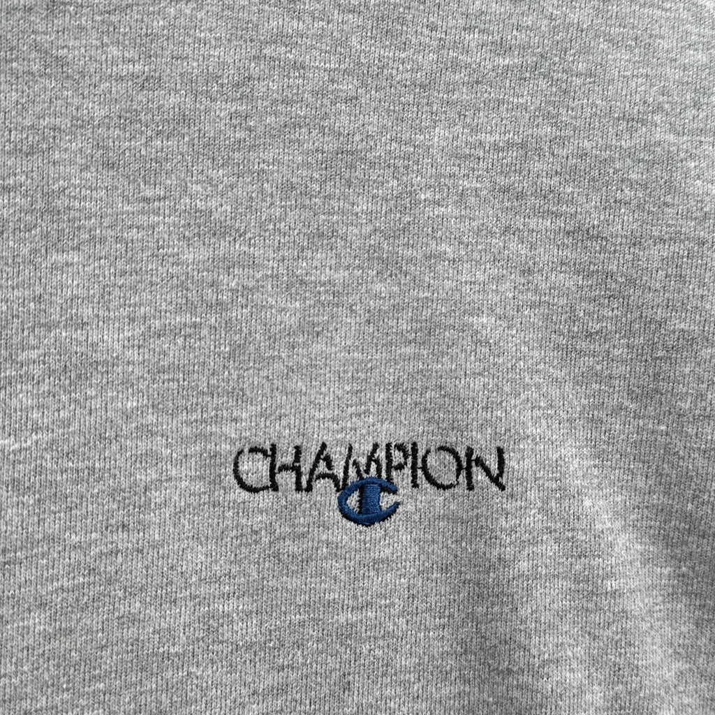 Vintage 90s Champion Logo Embroidered Hoodie Sweatshirt - L