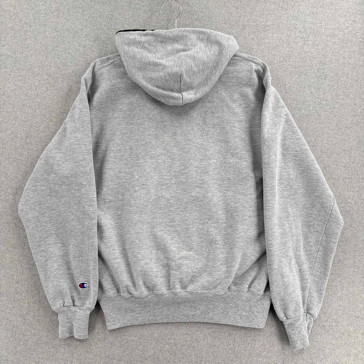 Vintage 90s Champion Logo Embroidered Hoodie Sweatshirt - L