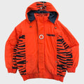 Vintage 90s Clemson Tigers University Puffer Varsity Jacket - L