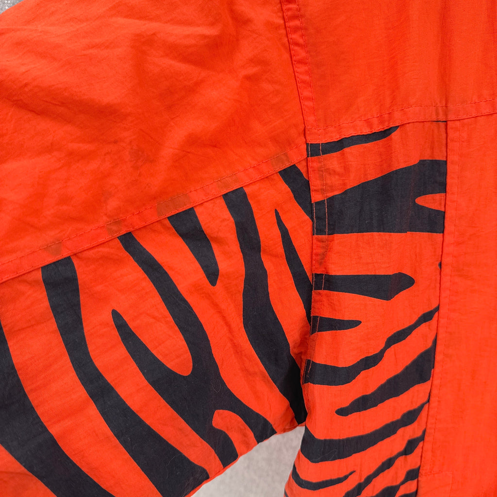 Vintage 90s Clemson Tigers University Puffer Varsity Jacket - L