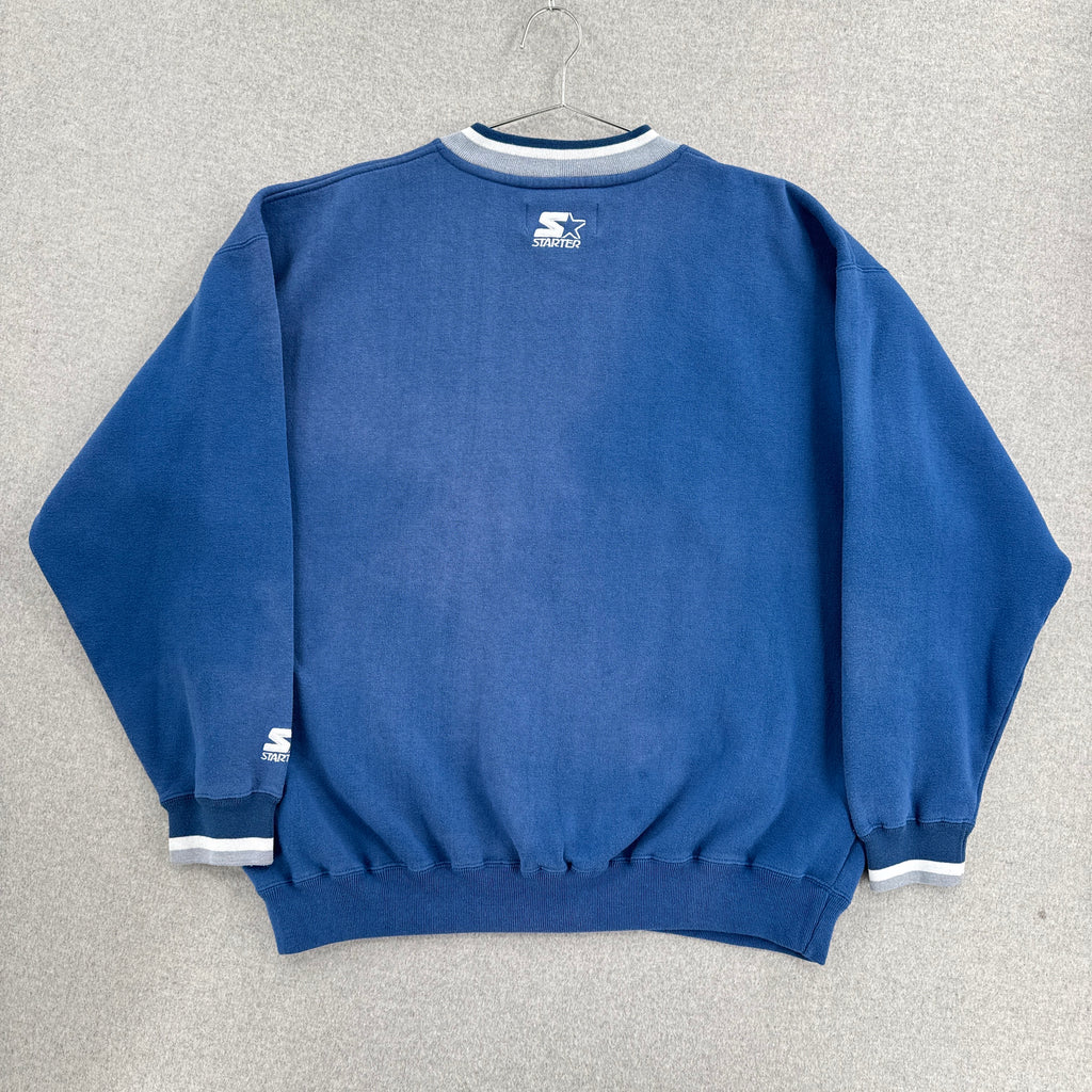 Vintage 90s Dallas Cowboys NFL Embroidered Crewneck Sweatshirt - XL