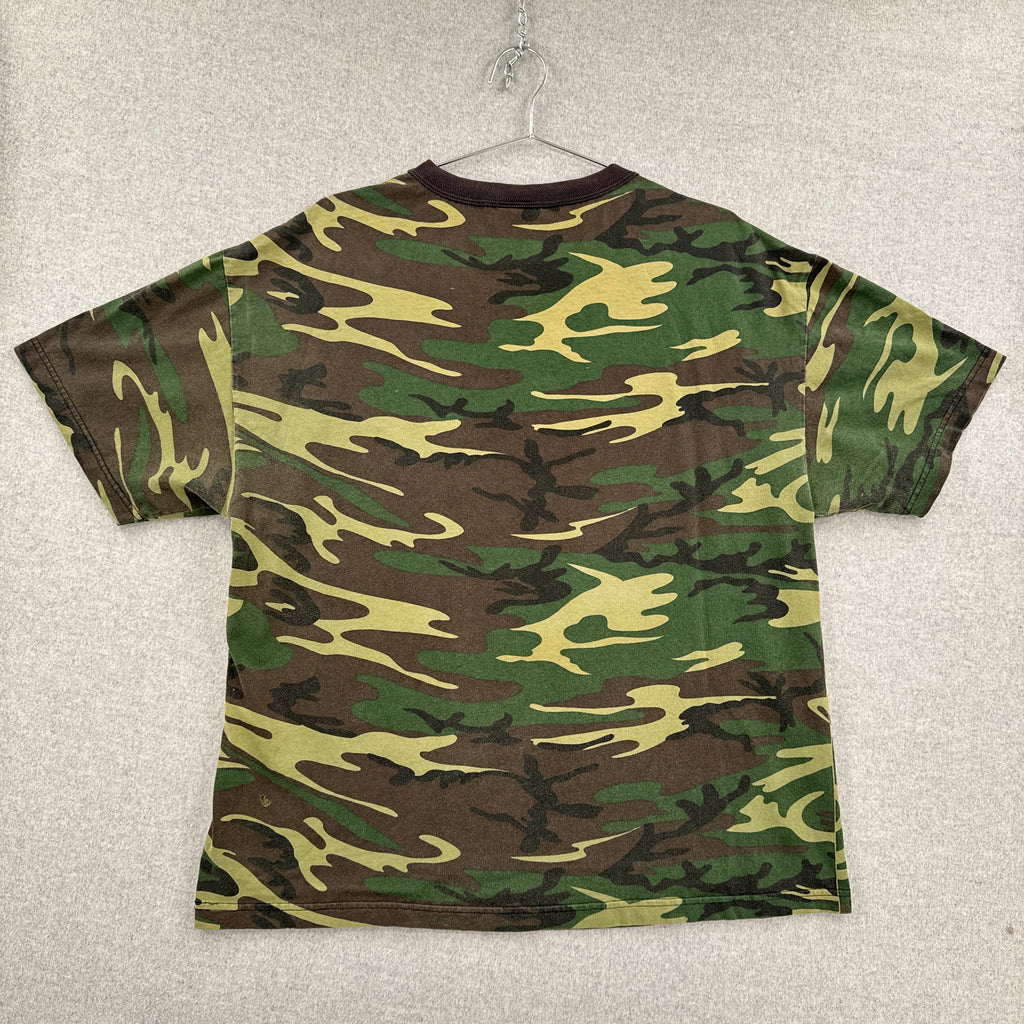 Vintage 90s Deer Camo Branson Graphic Tee 