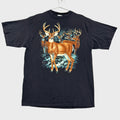 Vintage 90s Deer Print Graphic Tee 