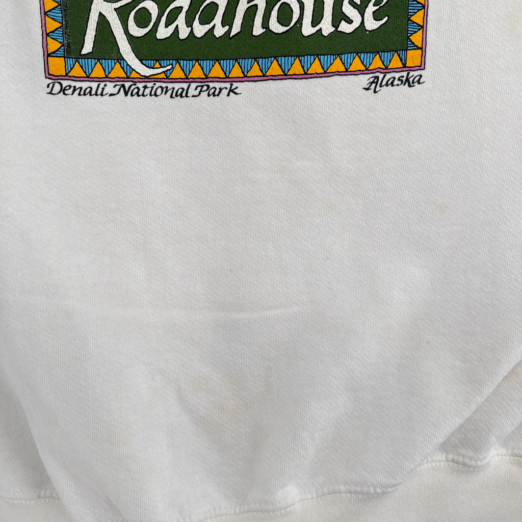 Vintage 90s Denali National Park Wolf Collared Sweatshirt