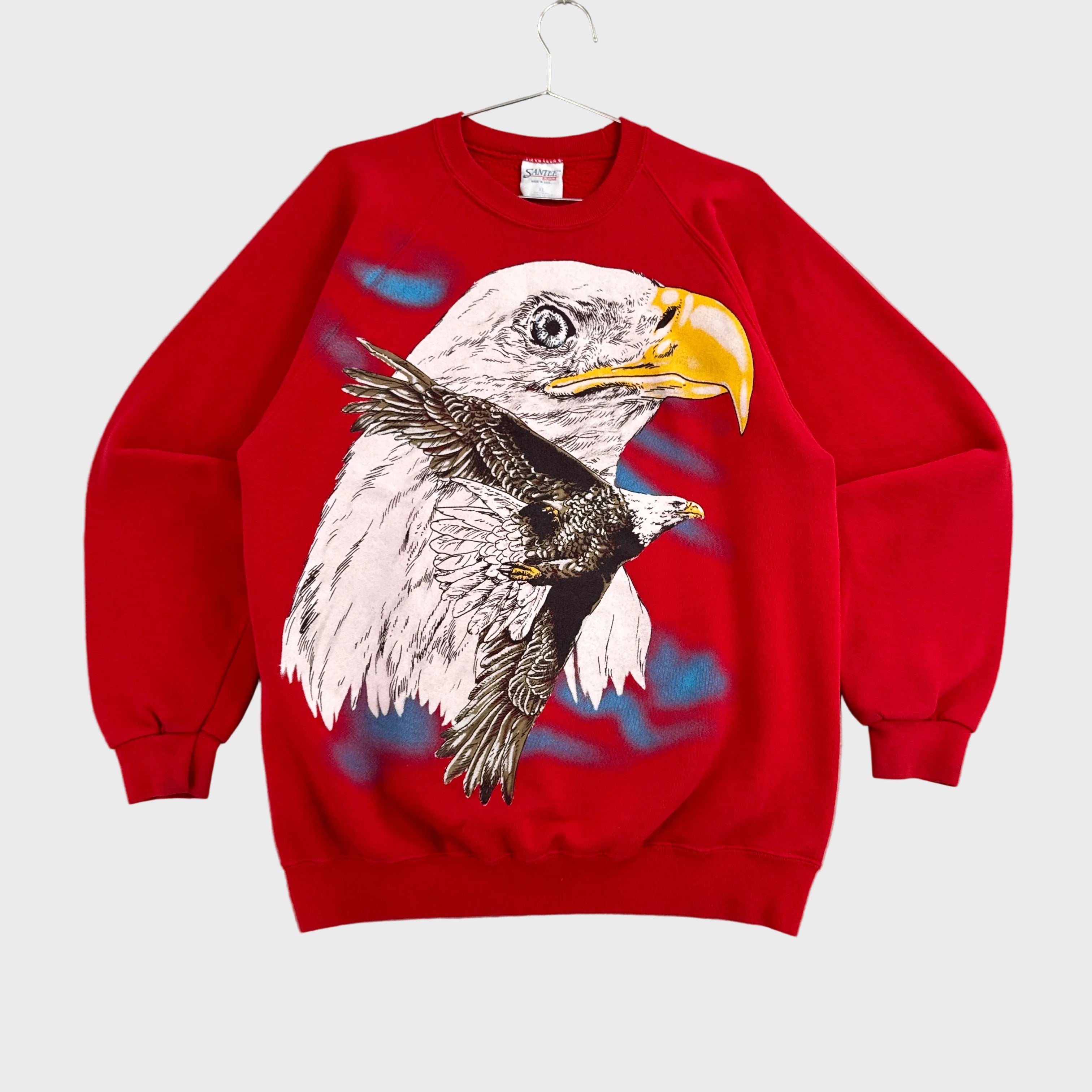 Vintage 90s Eagle Graphic Crewneck Sweatshirt