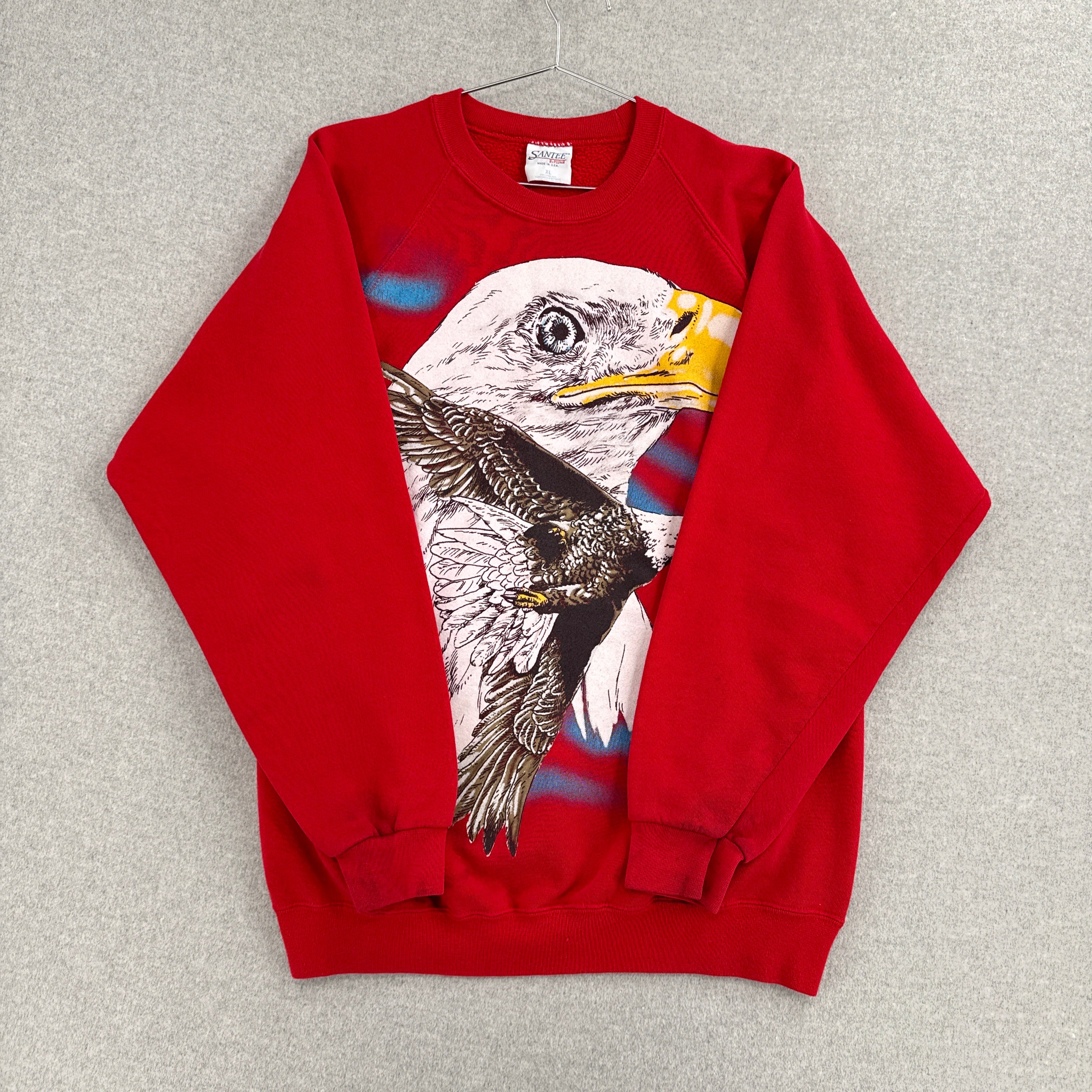 Vintage 90s Eagle Graphic Crewneck Sweatshirt
