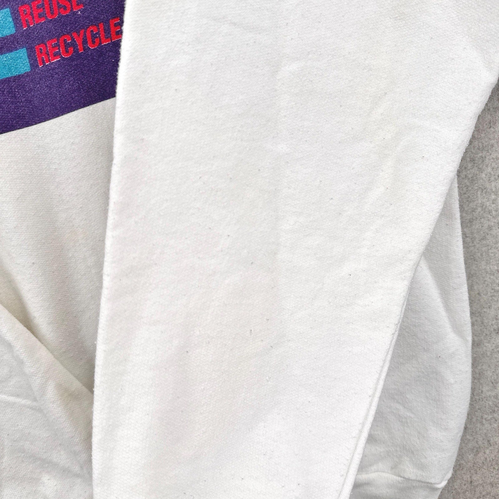 discolouration on sleeve