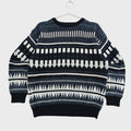 Vintage 90s Geometric Pattern Knitted Sweater