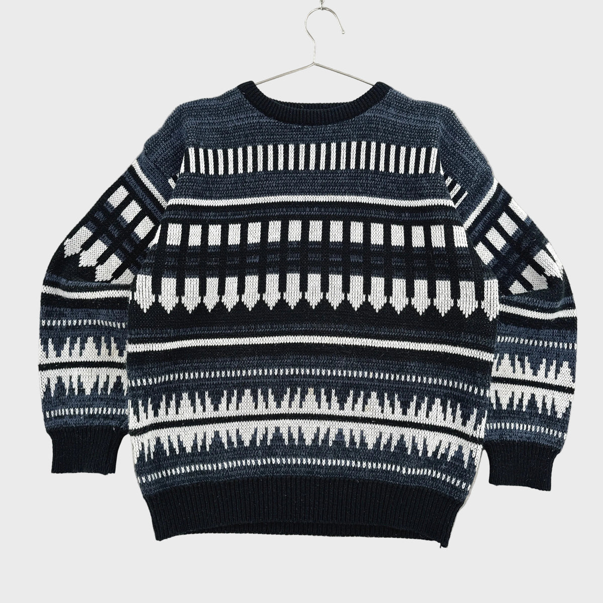 Vintage 90s Geometric Pattern Knitted Sweater