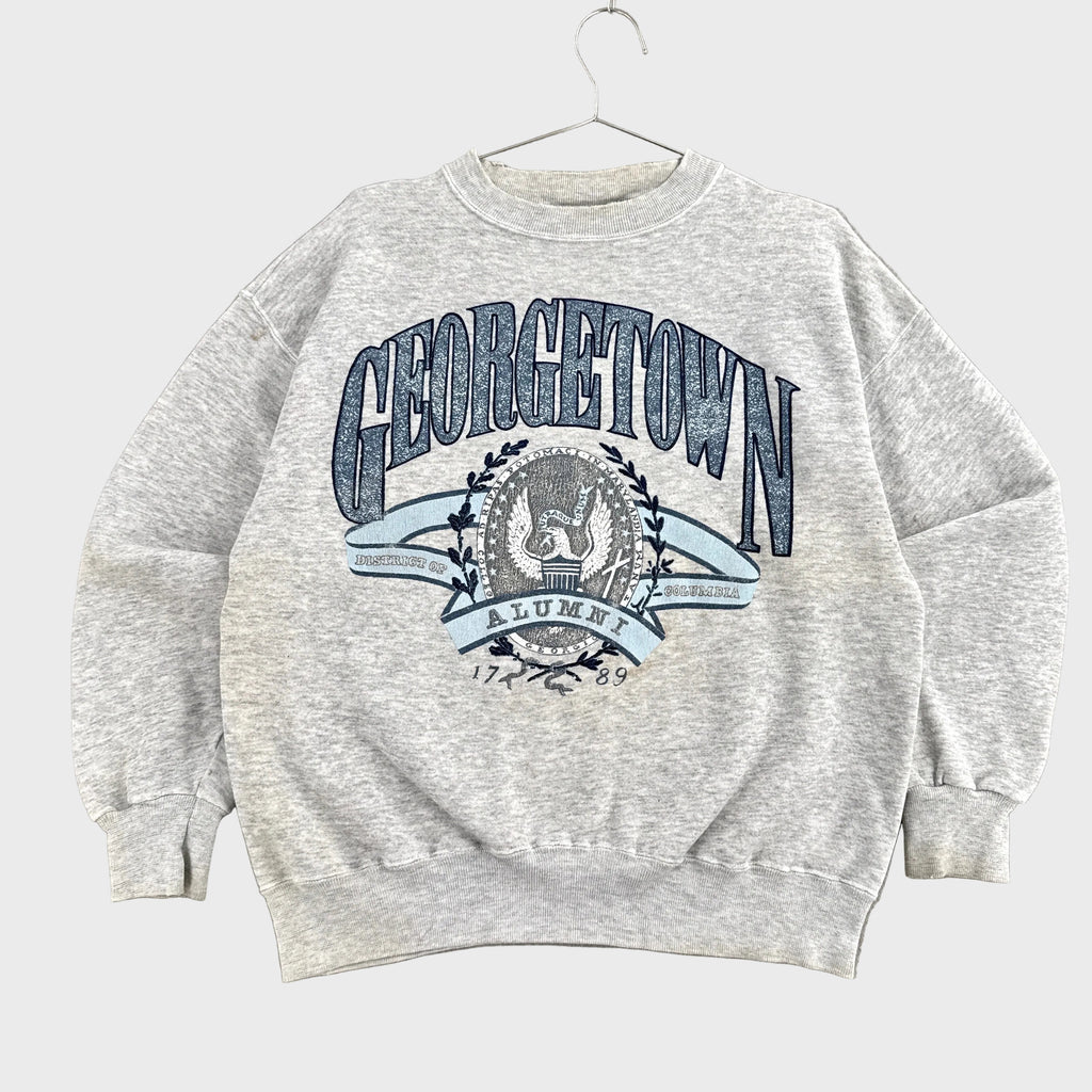 Vintage 90s Georgetown University College Crewneck Sweatshirt