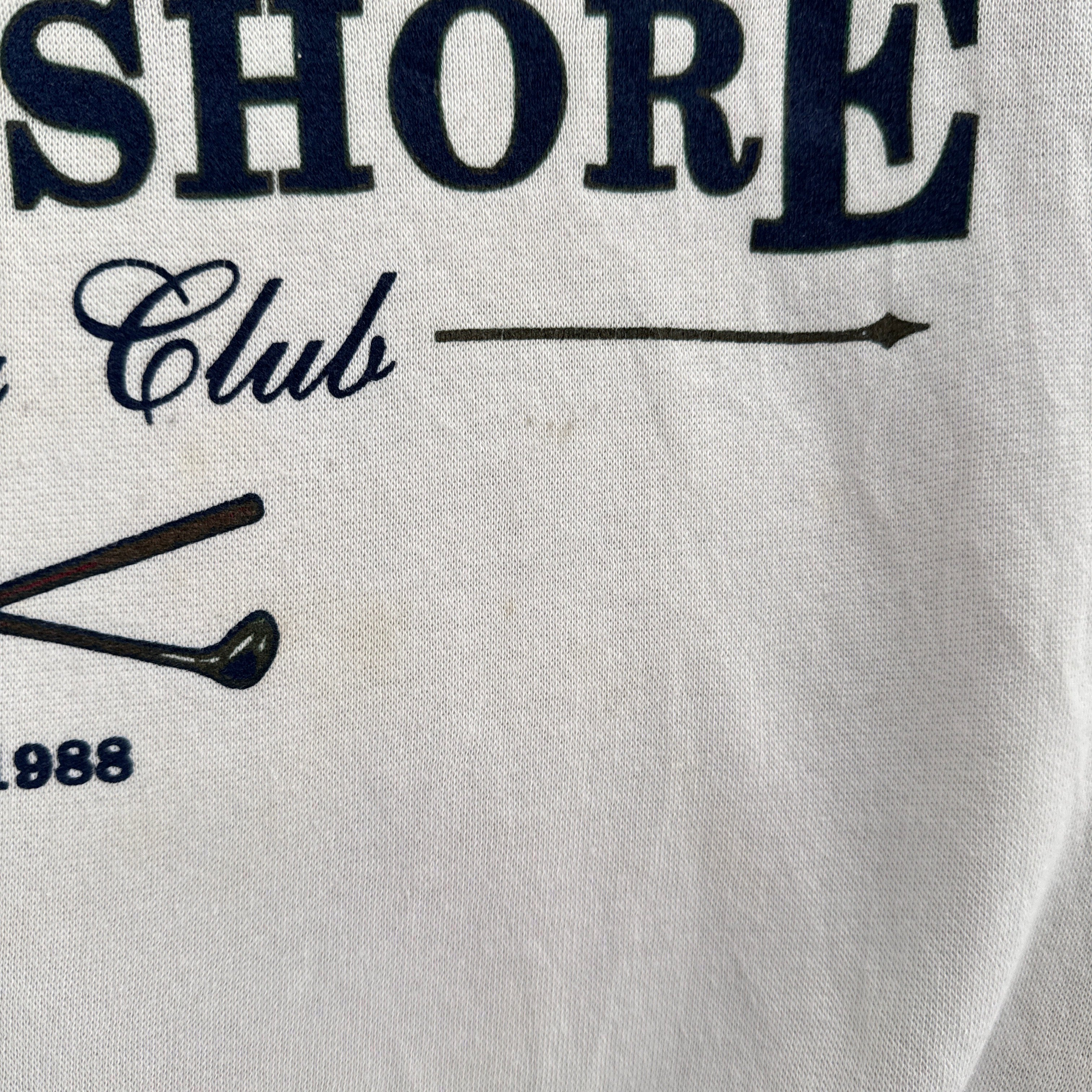 Vintage 90s Golf Golfing Country Club North Shore Crewneck Sweatshirt