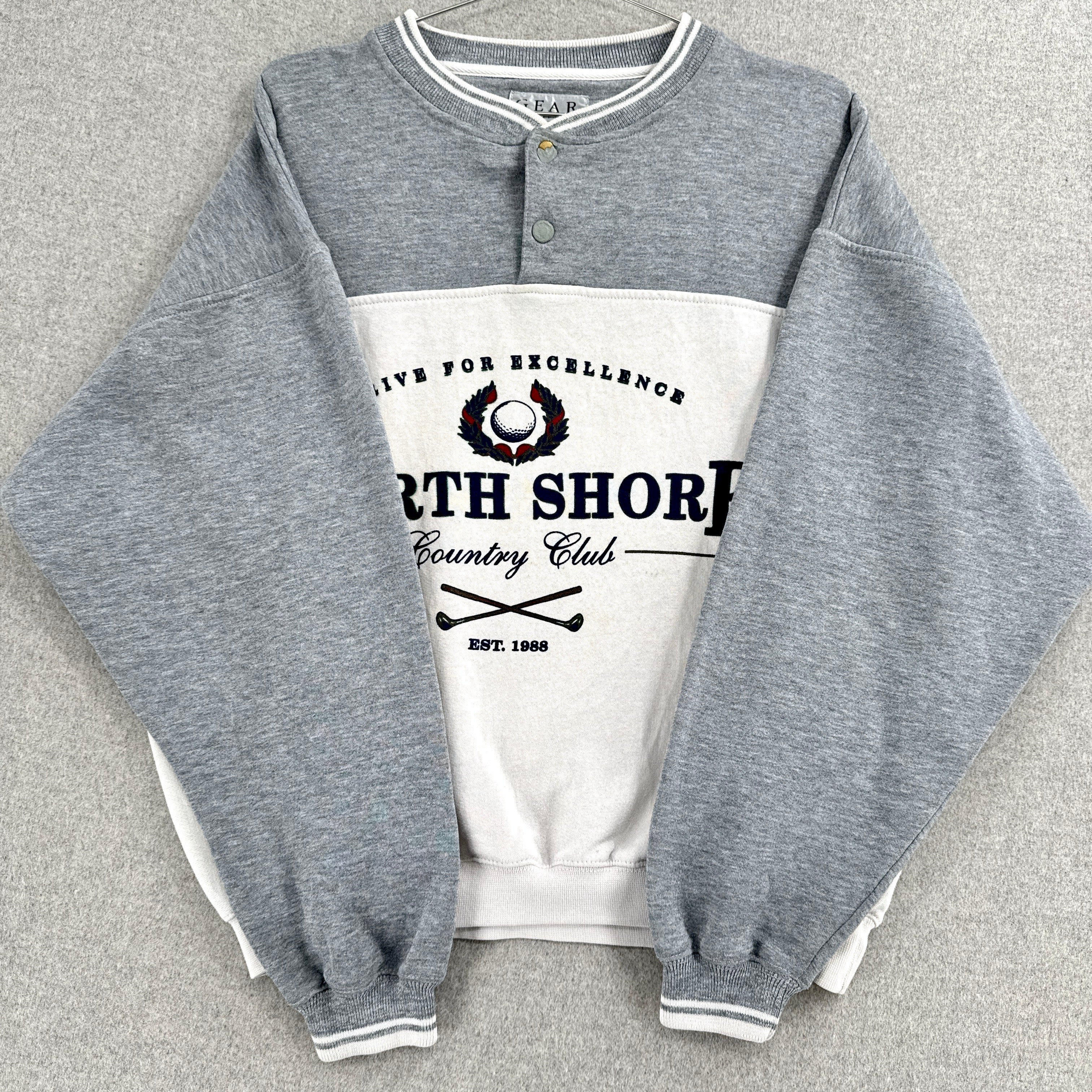Vintage 90s Golf Golfing Country Club North Shore Crewneck Sweatshirt