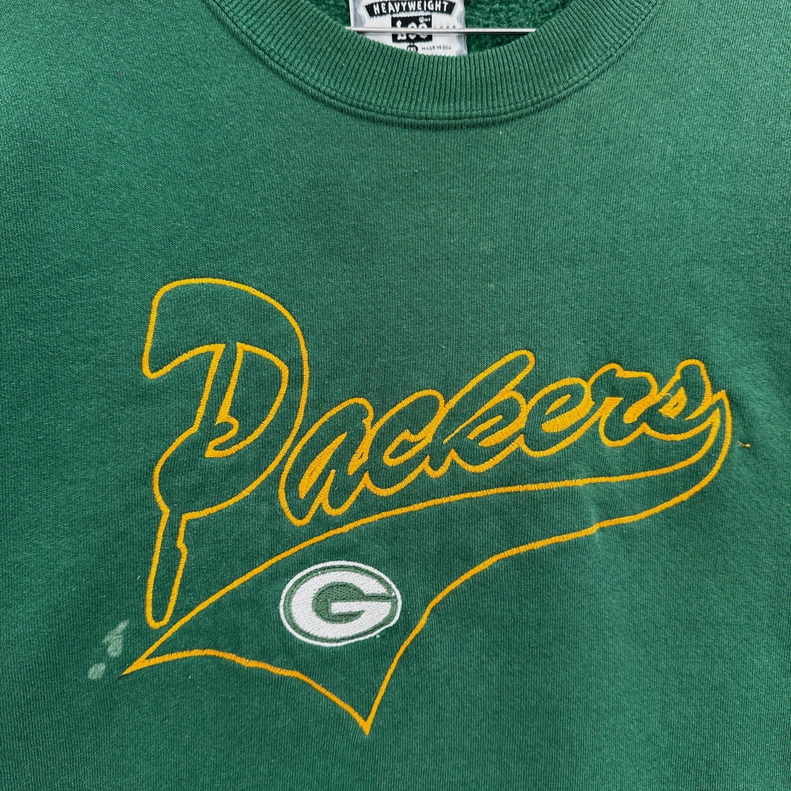 Vintage 90s Green Bay Packers Lee NFL American Football Crewneck Sweatshirt