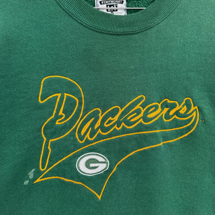 Vintage 90s Green Bay Packers Lee NFL American Football Crewneck Sweatshirt
