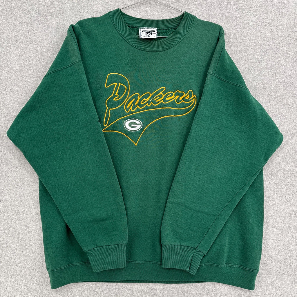 Vintage 90s Green Bay Packers Lee NFL American Football Crewneck Sweatshirt