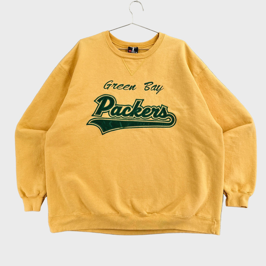 Vintage 90s Green Bay Packers NFL Football Crewneck Sweatshirt