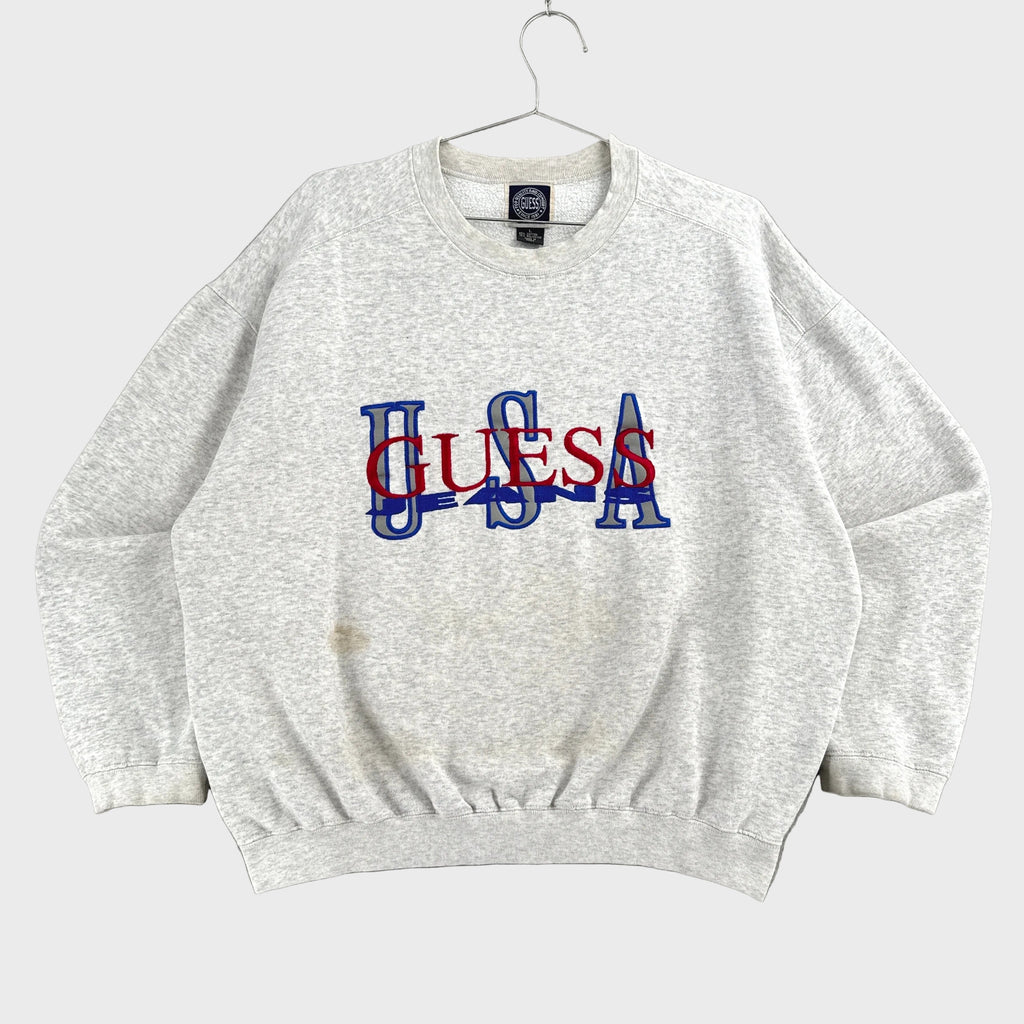 Vintage 90s Guess Jeans Embroidered Crewneck Sweatshirt