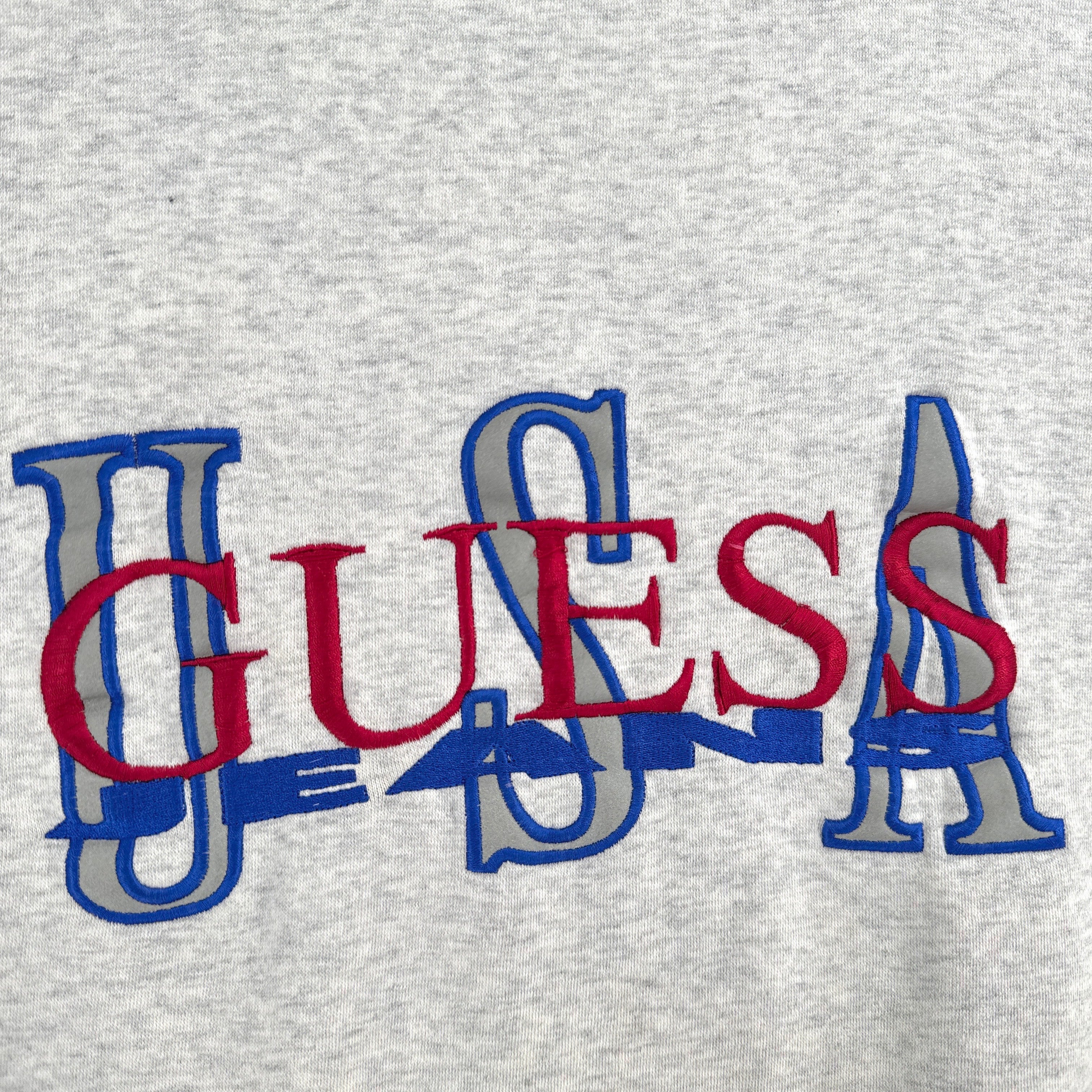 Vintage 90s Guess Jeans Embroidered Crewneck Sweatshirt