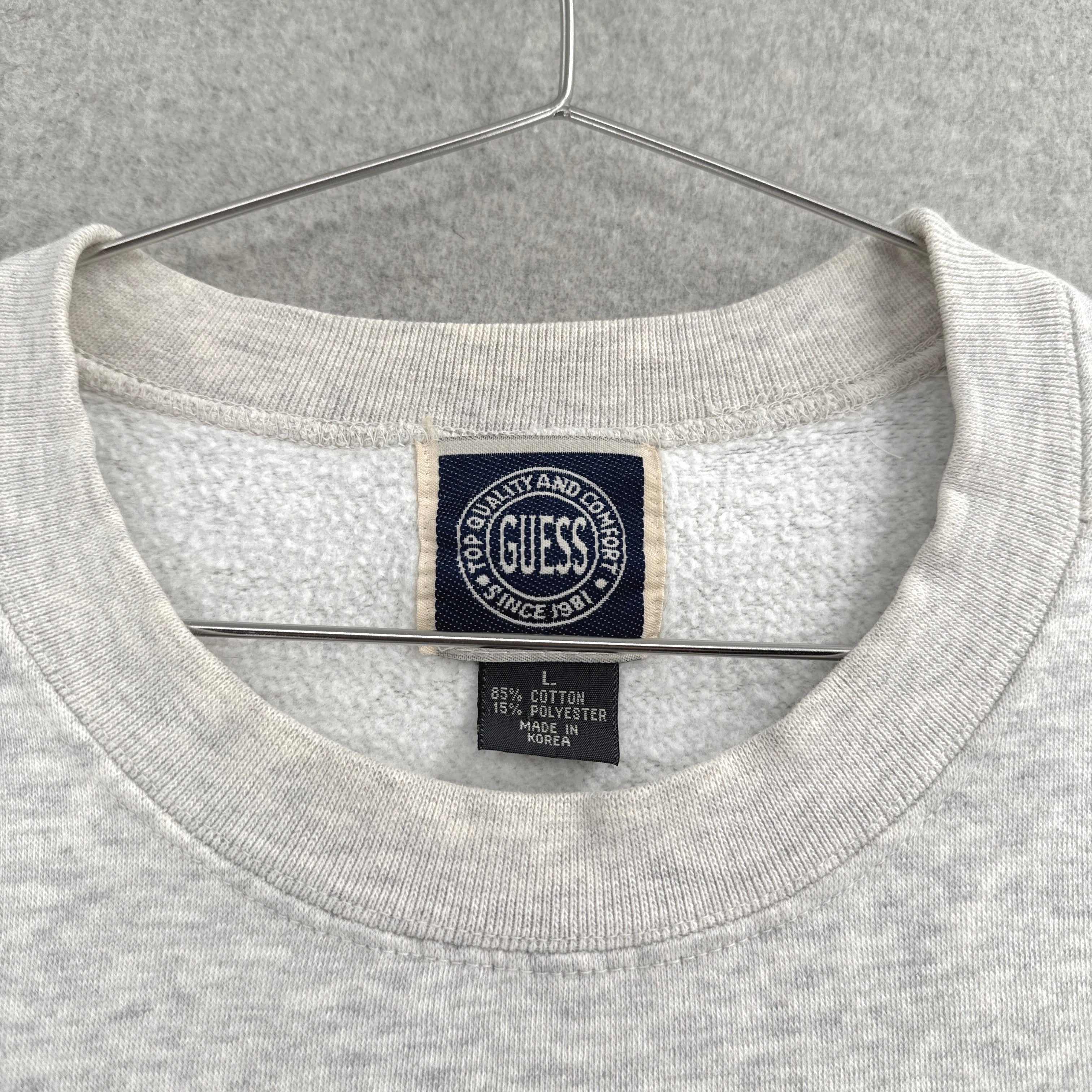 Vintage 90s Guess Jeans Embroidered Crewneck Sweatshirt