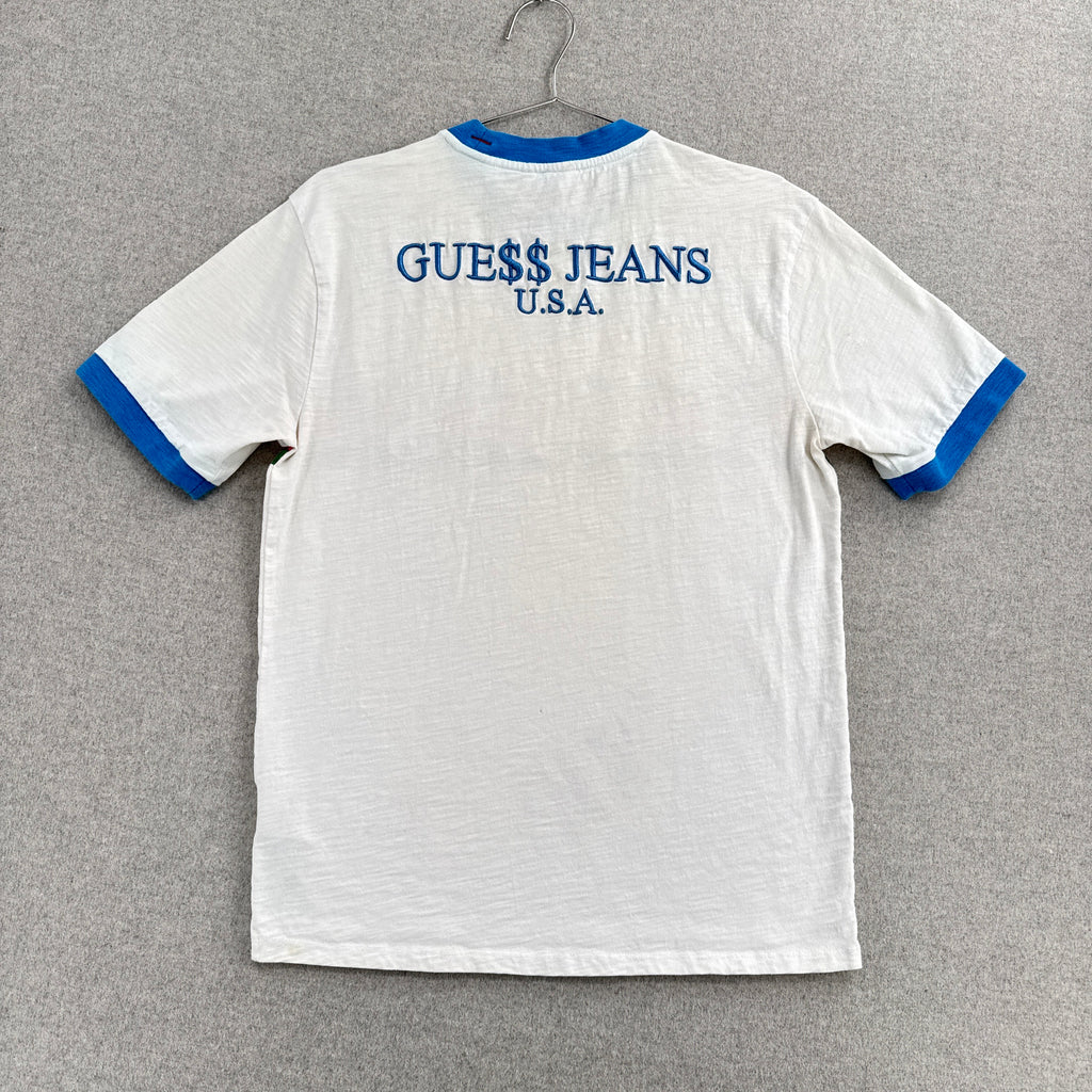Vintage 90s Guess Jeans Embroidered Shirt